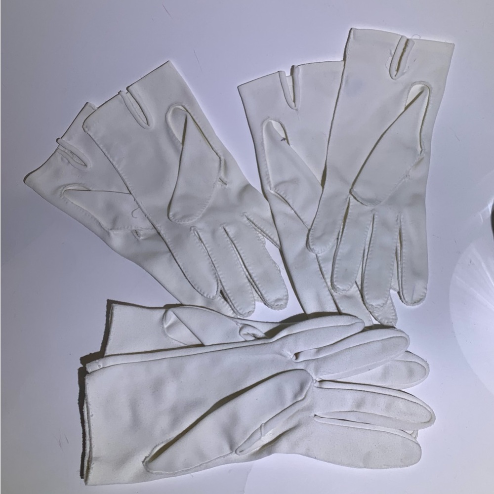 White Glove 3 pairs Vintage s for church, Bells, jewelry, Crystal | Small